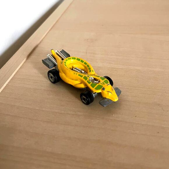 Hot Wheels Turboa Cobra Snake 1985 Yellow Vintage Car Mattel 1:64 Diecast Used - Picture 10 of 11